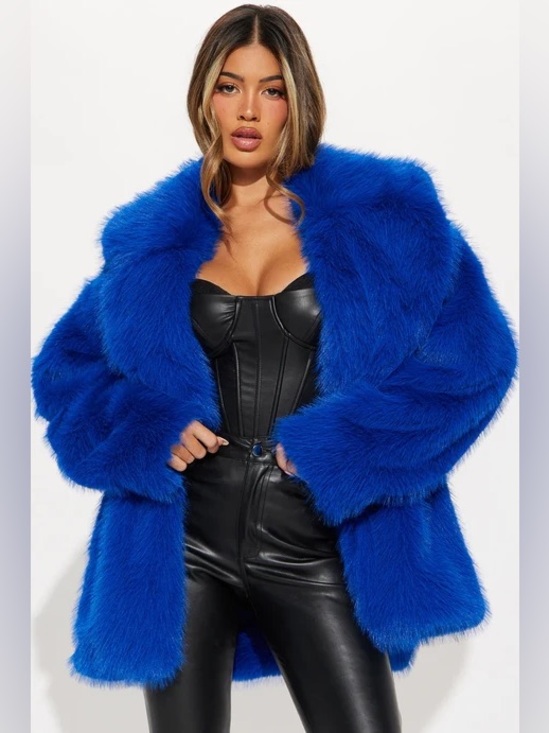 Fashion Nova Jackets & Blazers - A Little Bit More Faux Fur Coat